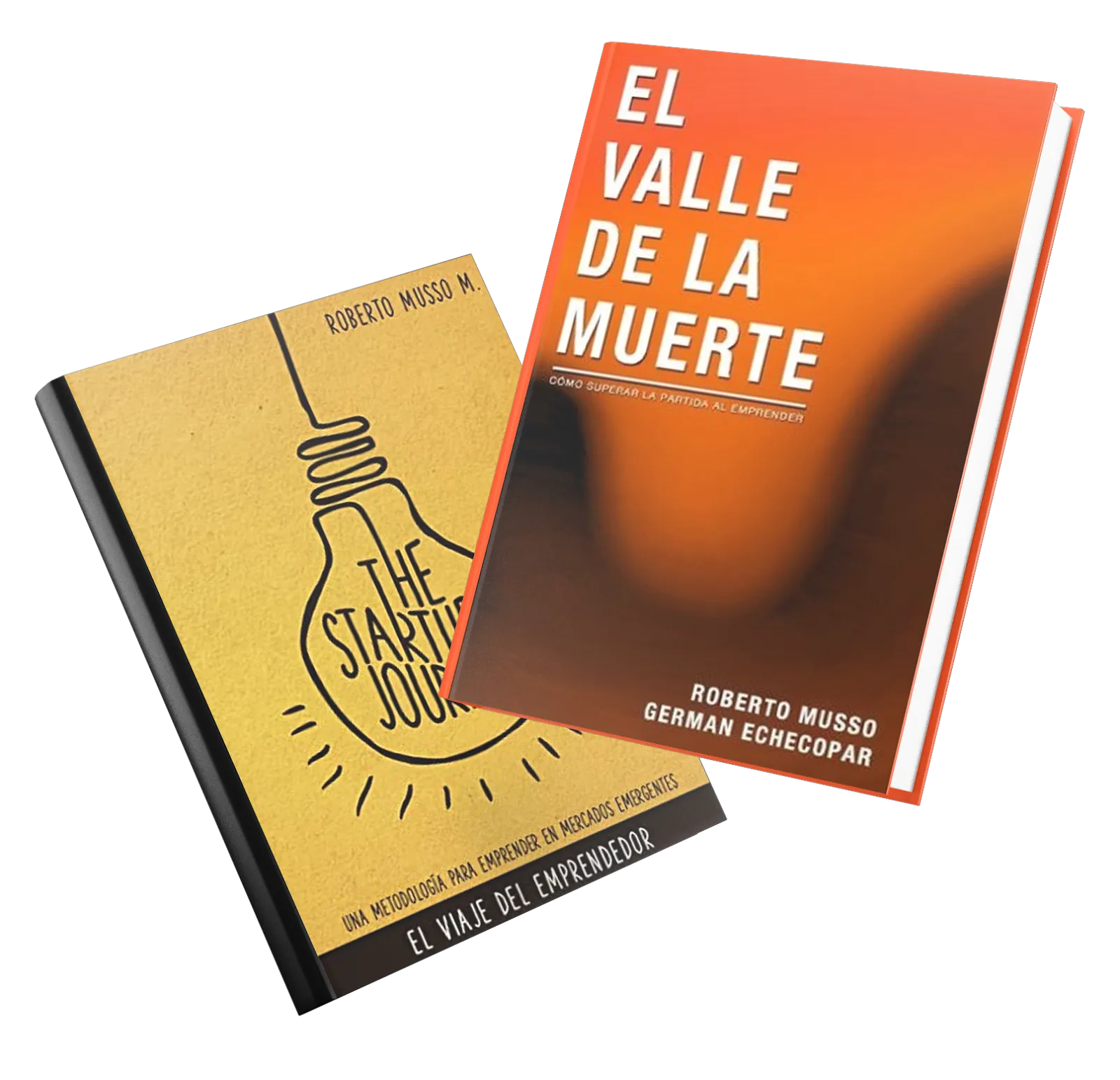 Libros de Roberto Musso: The Startup Journey y El Valle de la Muerte